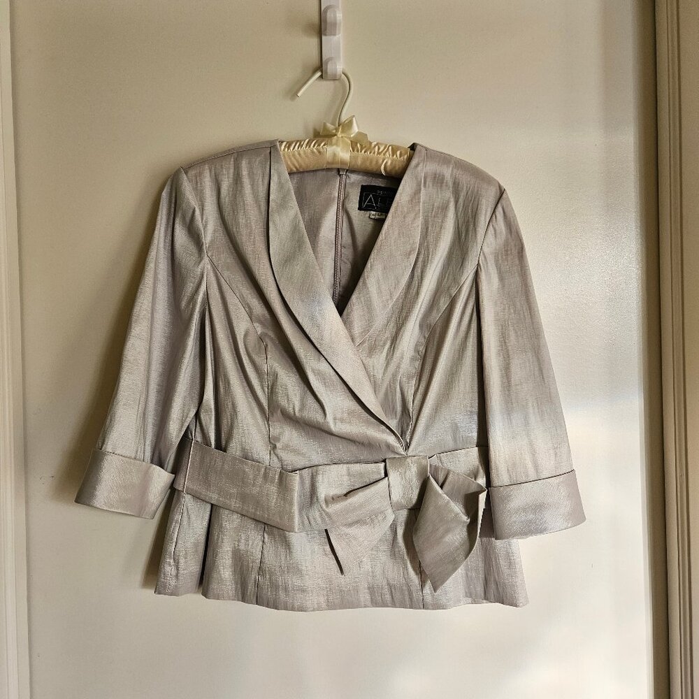 Alex Evenings shimmery jacket top LP